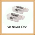 2 шт., светодиодный лазерный проектор для двери автомобиля Honda Civic 4d