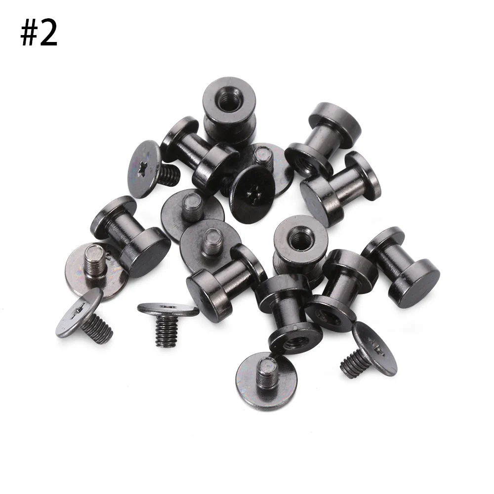 20 шт. 7 мм кожаный чемодан металлическое ремесло Твердые винты с заклепками