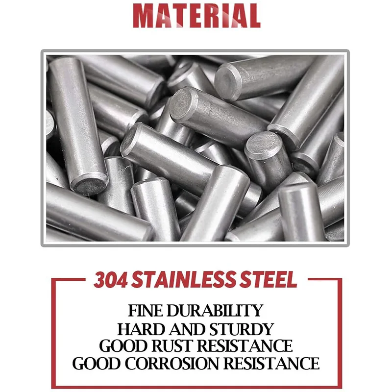 110 штук дюбель штифт из нержавеющей стали полка опорный для крепления s