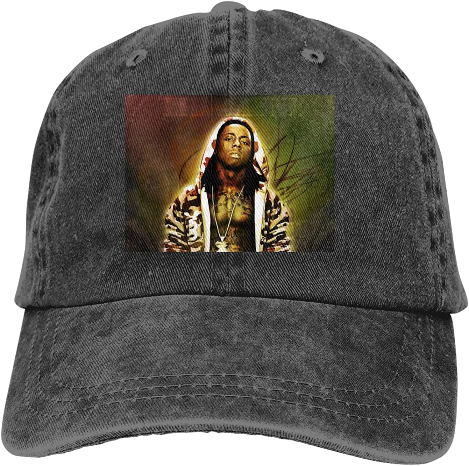 

Lil Wayne Unisex Fashion Outdoor Baseball Cap Cowboy Cap Adjustable Sandwich Hat Casquette