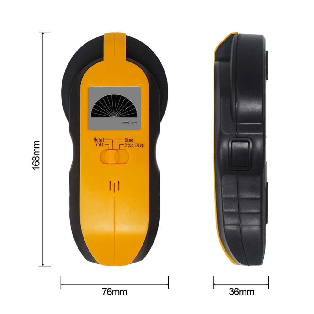 Digital Wall Stud Finder Metal Detectors Center Wood AC Live Wire Scanner Warning Detection | Инструменты