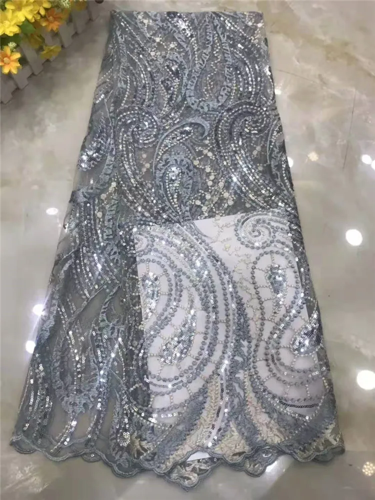 Вышивка из блесток кружева французская сетка вышивка африканская кружевная