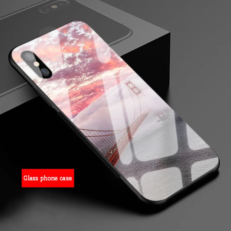 Чехол с закаленным стеклом для iphone 12 11 Pro Max 5 6 7 8 X XS XR XSMax | Мобильные телефоны и