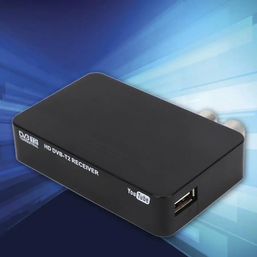 Mini HD DVB-T2 K2 WiFi Terrestrial Receiver Digital TV Box + Remote Control (100-240V) | Электроника