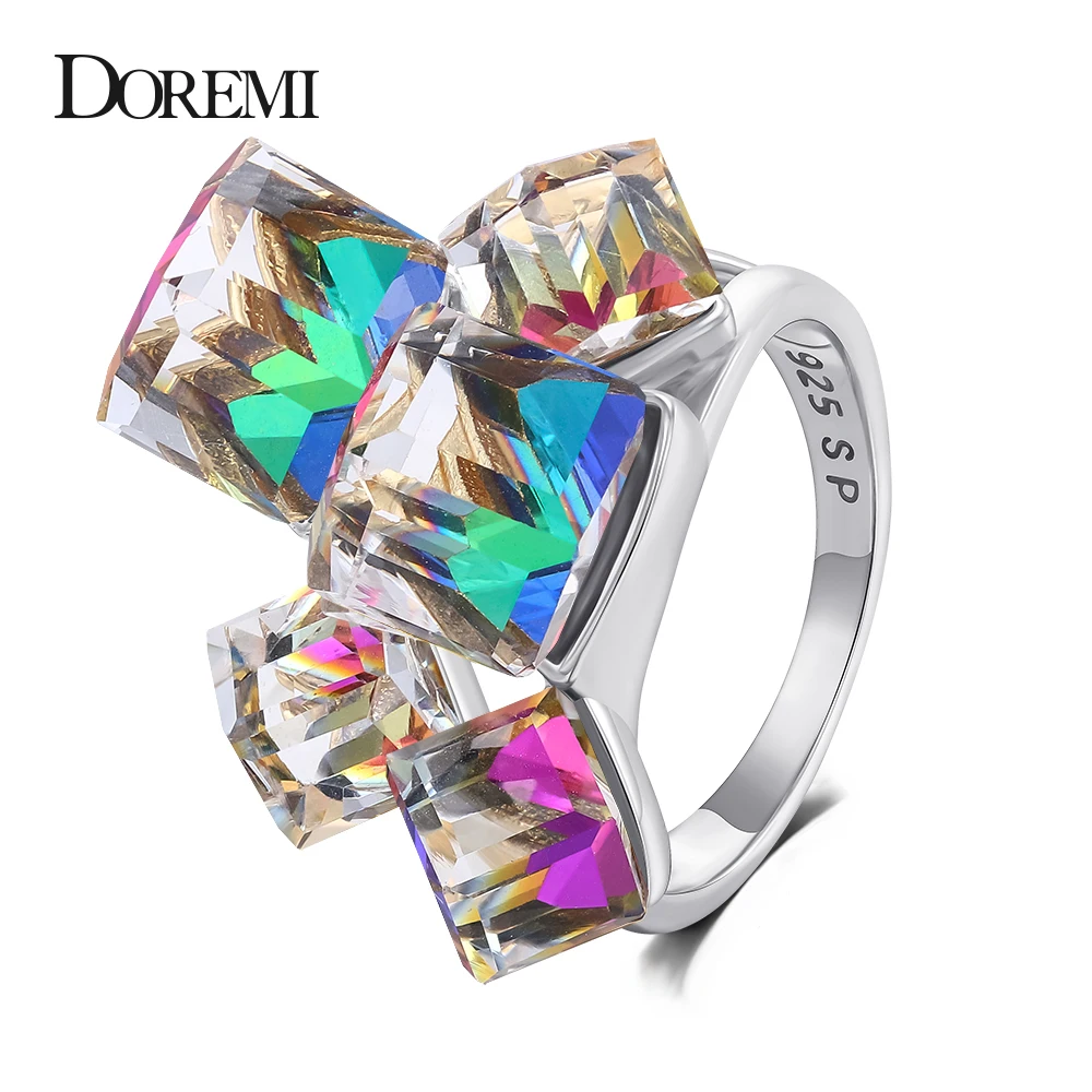 DOREMI 3A циркон девушки Bling ювелирные изделия палец кольцо аксессуары Модные