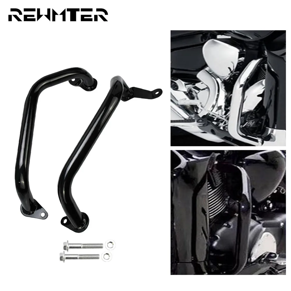 Мотоциклетный глянцевый черный Передний защитный корпус двигателя защита рамы