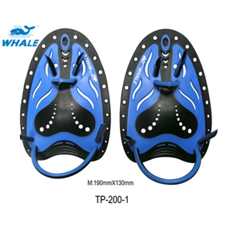 

WHALE Adjustable Silicone Hand Swimming Trax Paddles Fins Flippers Webbed Training Pool Diving Gloves padel for Men Women Kids