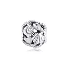 Ажурная Морская звезда, ракушки и сердца Шарм для изготовления ювелирных изделий DIY Fit Шарм браслет стерлингового серебра бусины модные ювелирные изделия