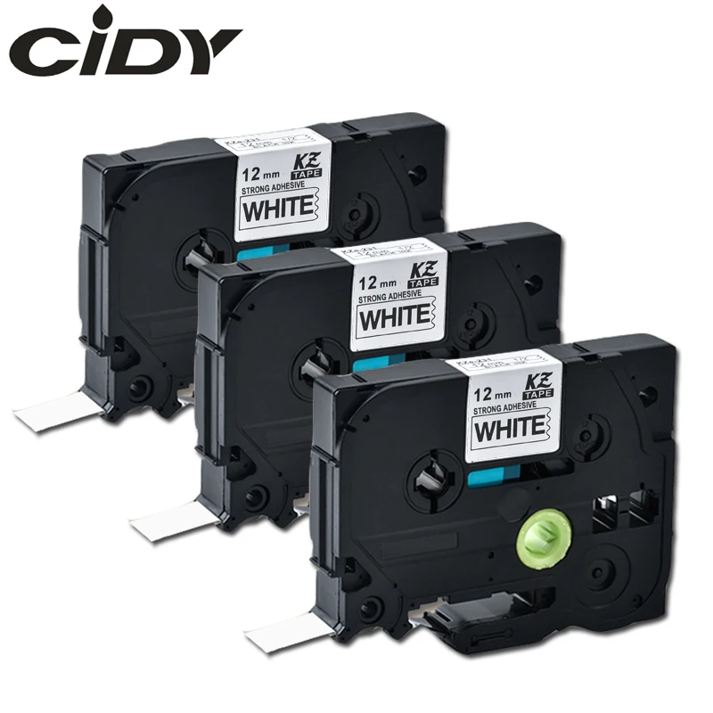 Cidy 3pks TZe S231 TZeS231 TZ сильная клейкая лента черно белая фотография картридж для Brother P