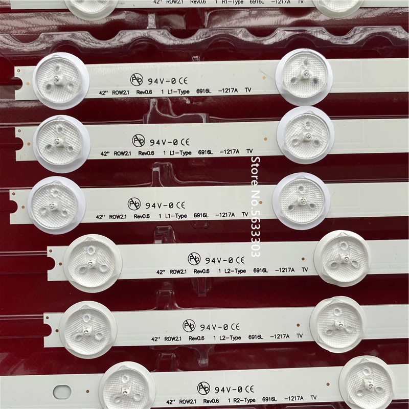 Светодиодная лента для подсветки телевизора LG 42 дюйма ROW2.1 42LN5400 42LN542V 42LN575S 42LA615