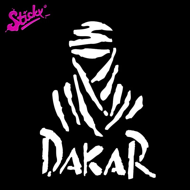 

STICKY Dakar Spain Logo Badge Brand Car Sticker Decal Decor Vinyl Helmet Car Motorbike Bike Skate Board Motorcycle Off-road