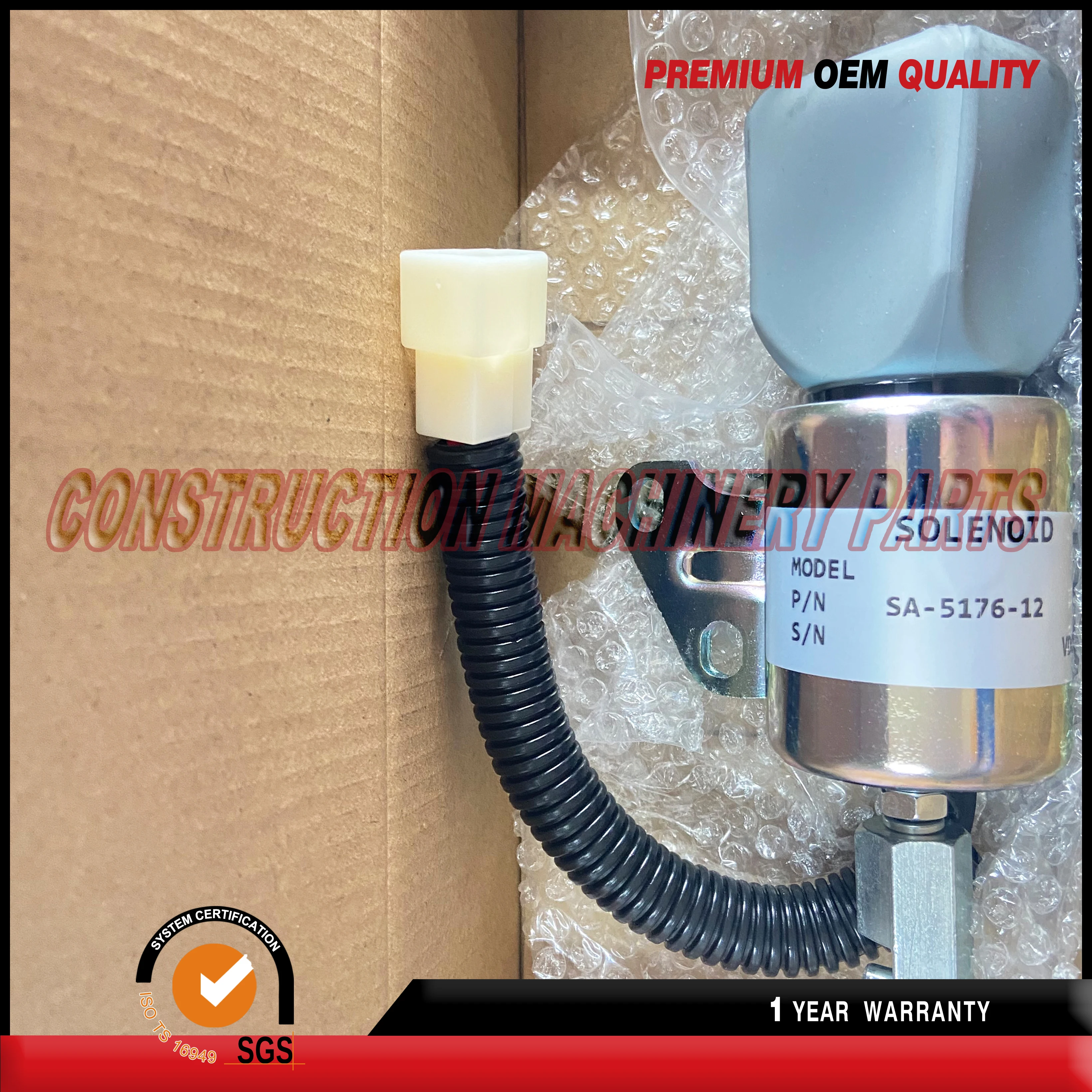 SA-5176-12 остановочный соленоид SA-5176 1756ES-12SUC5B1S5 12V для KUBOTA | Обустройство дома