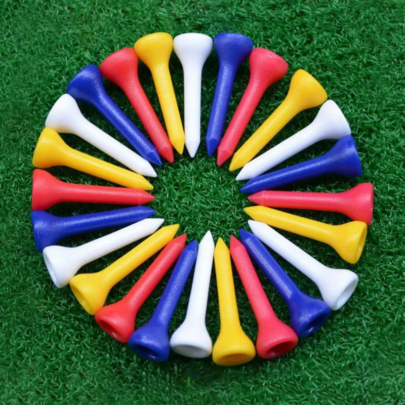 

100pcs/Pack Golf Tee Cushion Golf Accessories Rubber Plastic Durable Multi-Color 3.6CM Golf Tee Golf Accessories Convenient