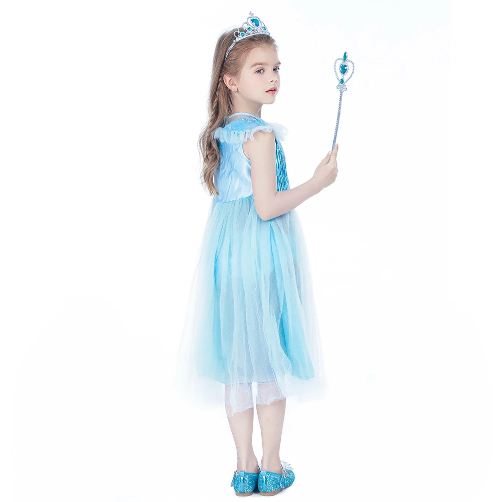 Детская одежда для вечеринки в честь Дня Рождения летние модные платья Анны