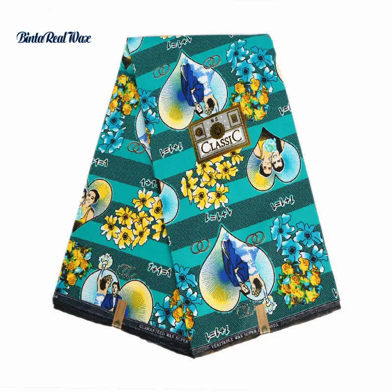 Тканевый с Африканским принтом Свадебный полиэстер воск печать ткань новый 6