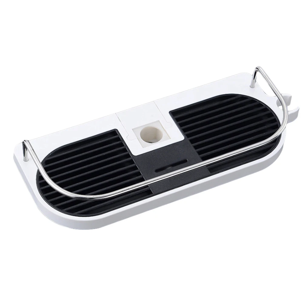 

1 Pcs Multifunctional Durable Bathroom Caddy Tray Holder Bathroom Kitchen Corner Storage Rack Shower Shelf Organiser Accessory
