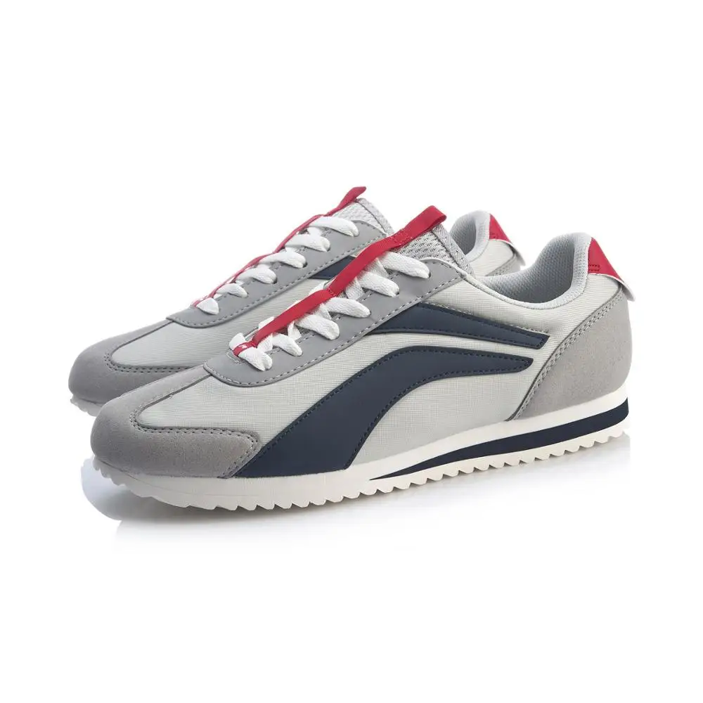 Li-Ning Для мужчин 3 км классический Обувь для отдыха хит-Цвет Ретро стиль жизни обувь подкладка спортивные легкие кроссовки AGCP079 YXB315