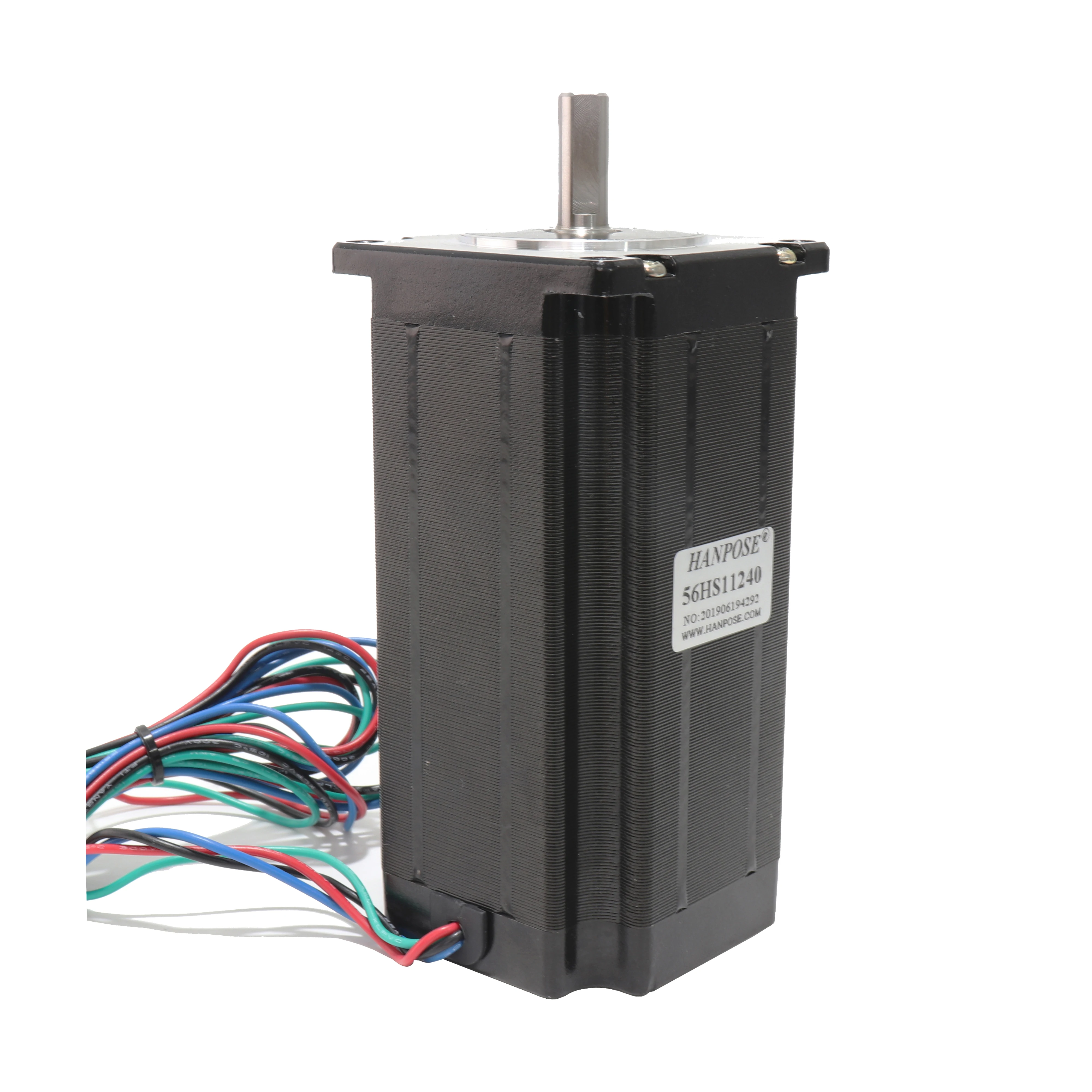 3 шт. NEMA 23 112 мм(4.0A, 300N. cm) 23HS11240 NEMA23 черный мотор для робота и ЧПУ Гравировальный фрезерный станок 3D принтер