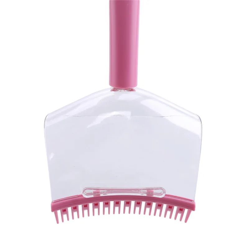 Розовая женская машинка для стрижки волос инструмент расческа челки своими