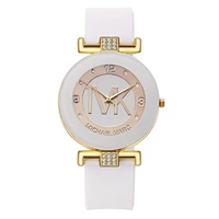zegarek 2021 new famous brand women watches reloj fashion four colour soft silicone rhinestone women quartz watches couple gift