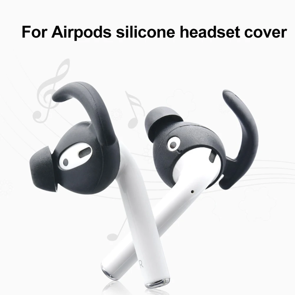1 пара силиконовых сменных наушников-вкладышей чехол для AirPods 1 2 EarPods