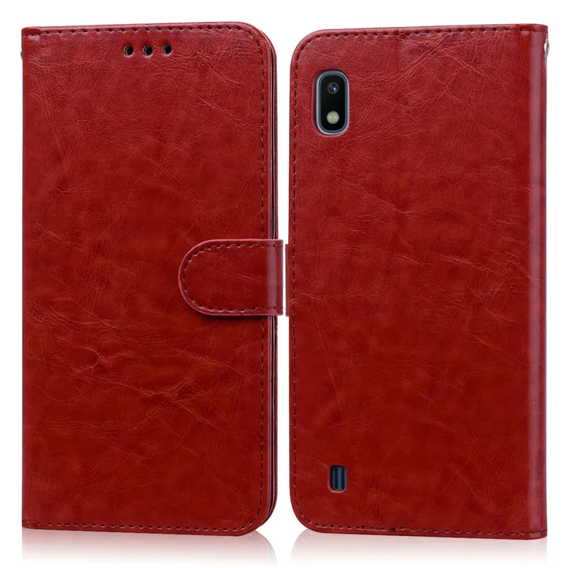Роскошный кожаный чехол-бумажник с откидной крышкой для samsung A10, чехол для телефона samsung Galaxy A10 A 10 SM-A105F A105 A105F
