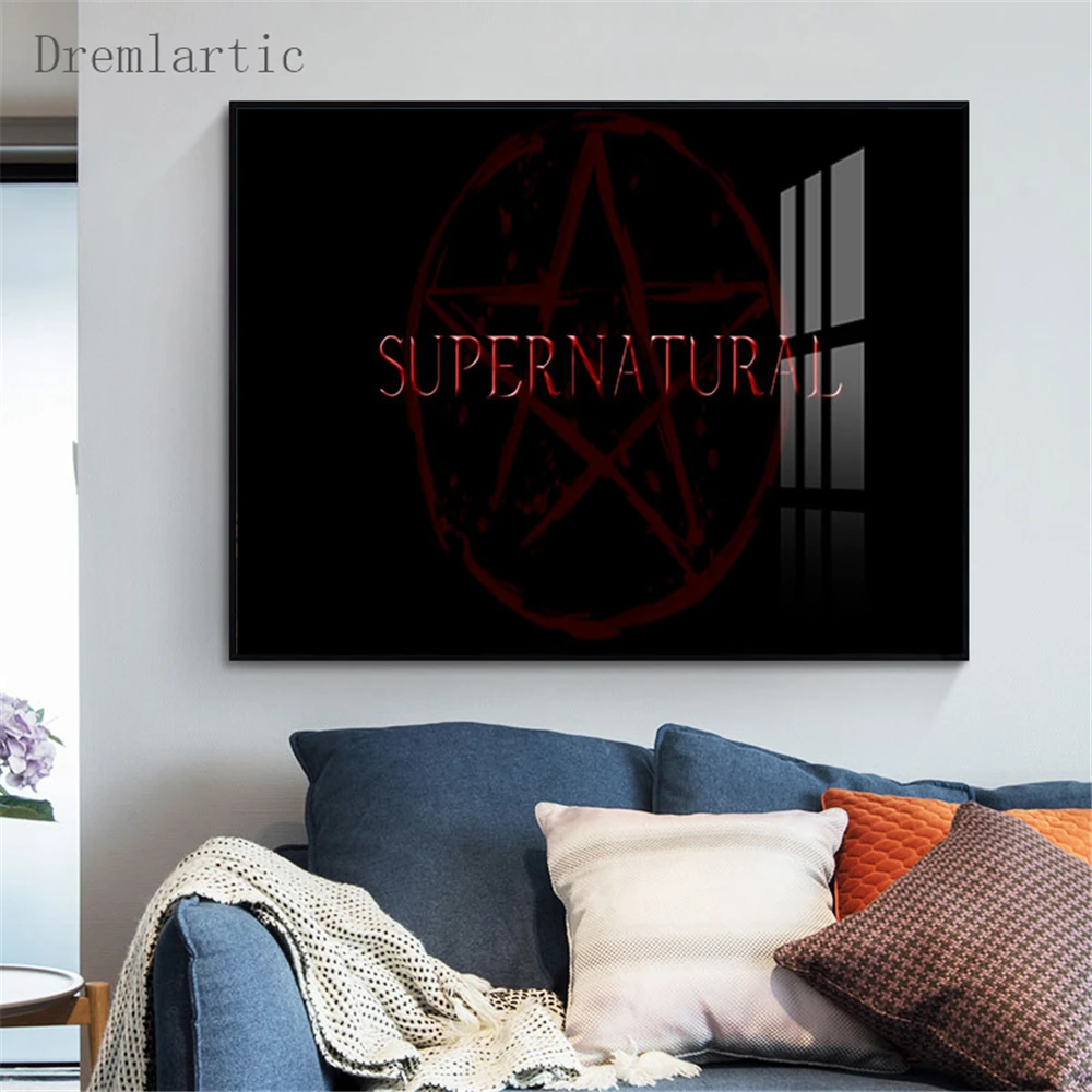 Сверхъестественное @ i холст постер из шелковой ткани современный Стиль принты