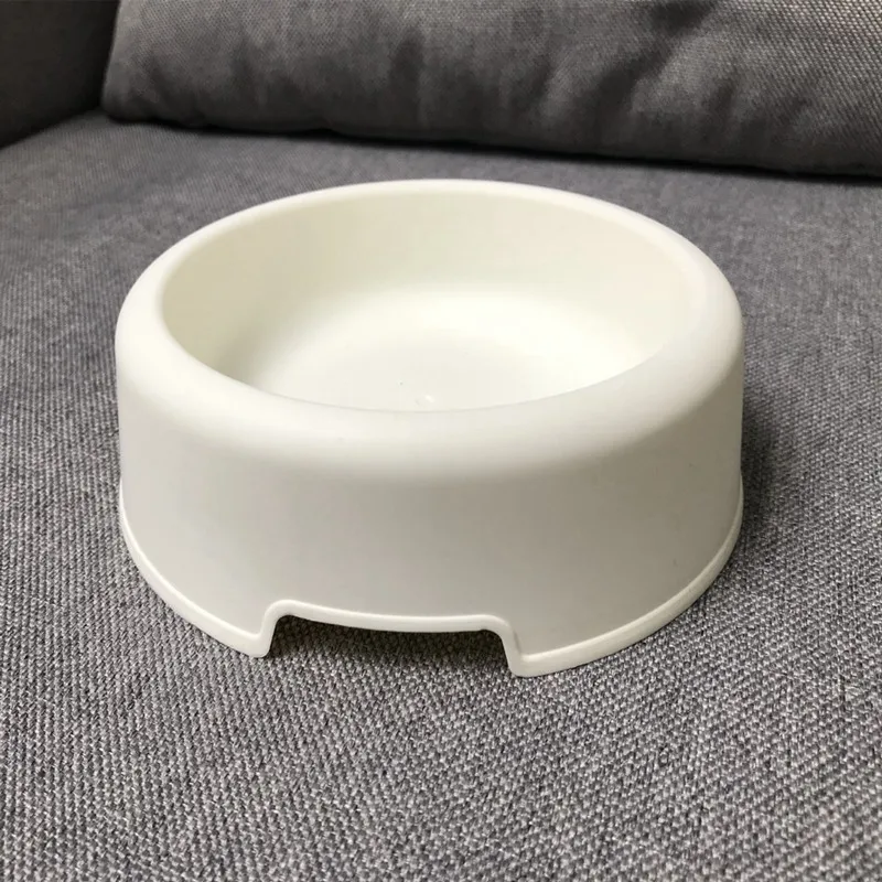 

Pet Resin Round Bowl Basic Food Dish And Water Feeder For Dogs And Cats Easy To Clean