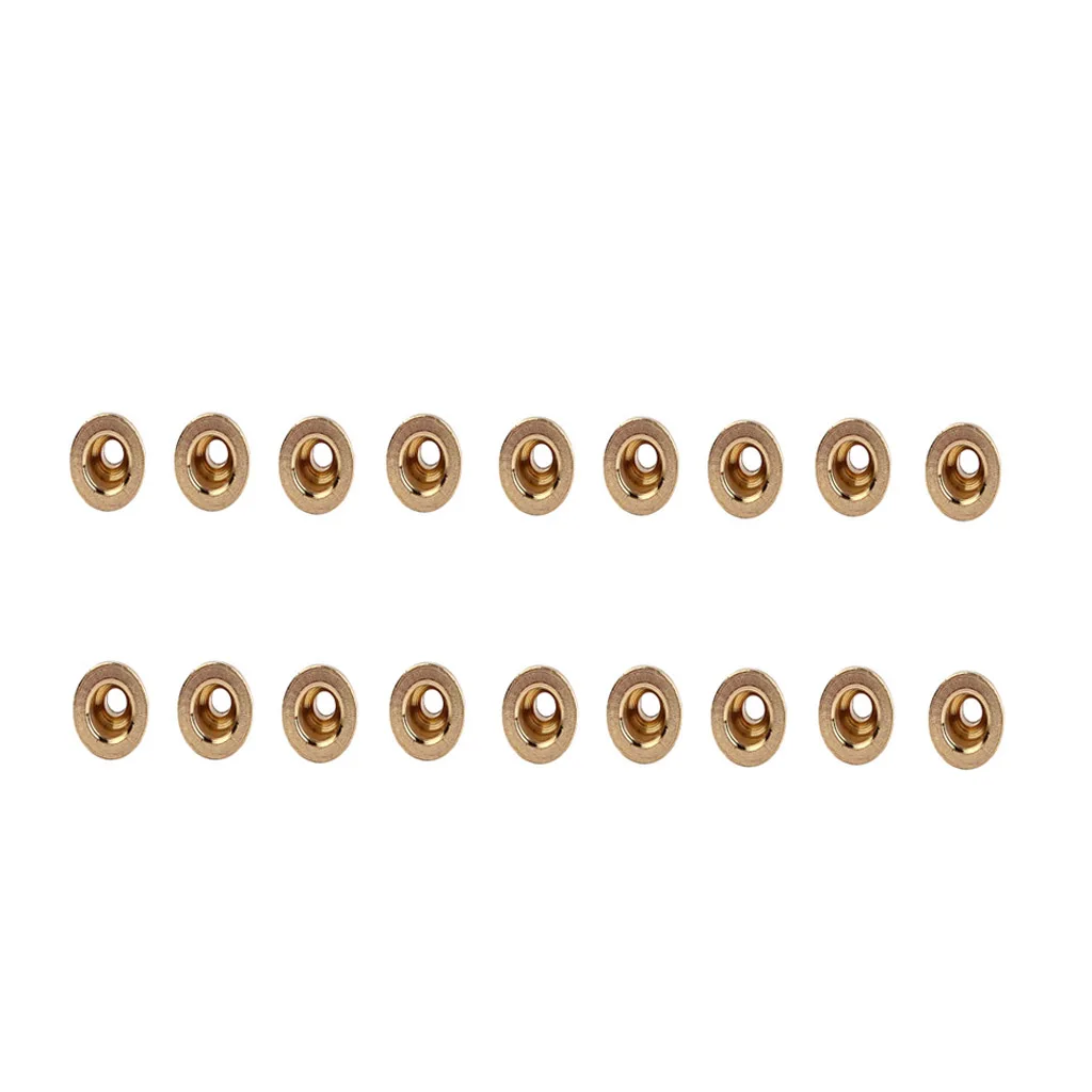 

Набор из 18 золотых гитарных струн втулки для крепления струн втулок для Telecaster запасные части для гитары