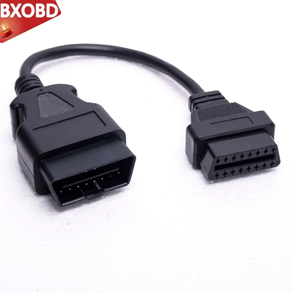 16 контактный Мужской до разъем OBD2/Удлинительный Кабель OBDII OBD2 16Pin мужчина к 16pin