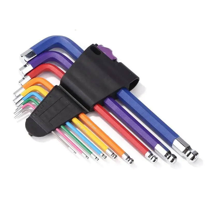 9 шт. отвертка с шаровой головкой шестигранный ключ шестигранной набор ключей