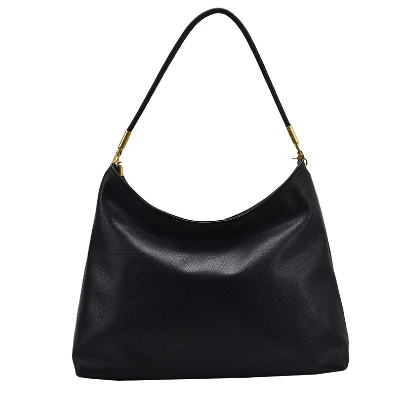 

2021 winter new style shoulder bag large capacity ladies bag soft surface PU female bag leisure big bag texture female bag