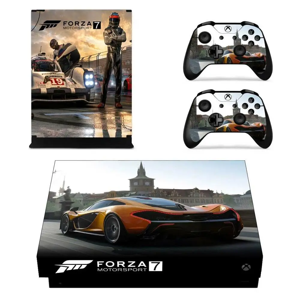 Forza 7 sticker s для Xbox One X Viny Skin Pegatina Adesivos консоли one и пультов дистанционного
