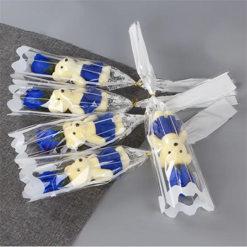 Свадебные украшения 1 шт. медведь Лавандовое Мыло цветок подарок ко Дню Святого