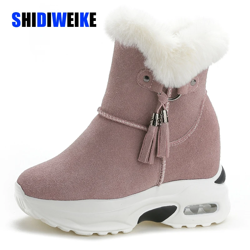 Зимние ботинки женская обувь женские зимние ботильоны на толстой подошве