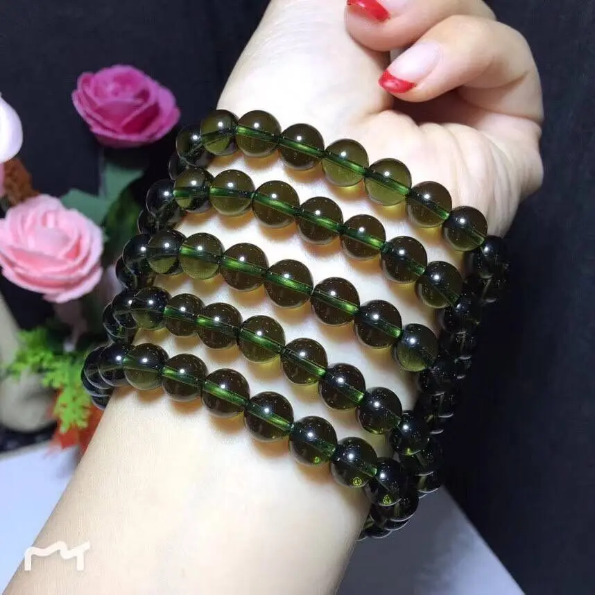 A + 100% натуральный молдавит зеленый стеклянный аэролит чешский хрустальный