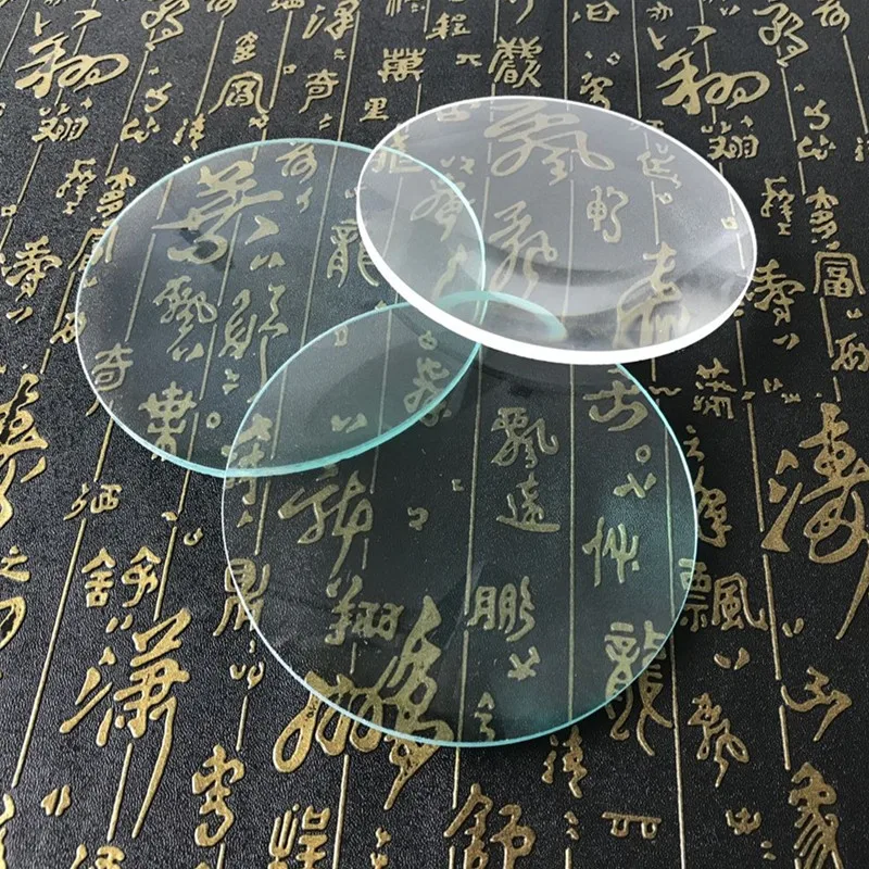 

127mm Large Diameter Magnifying Glass 3 Times 15 Times Circular Large Mirror 45 Times Glass Lens HD Clear Glass Lens