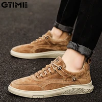 mens genuine leather shoess lace up trend comfortable shoes outdoor british fashion men high top sneakers moccasins lahxz 67