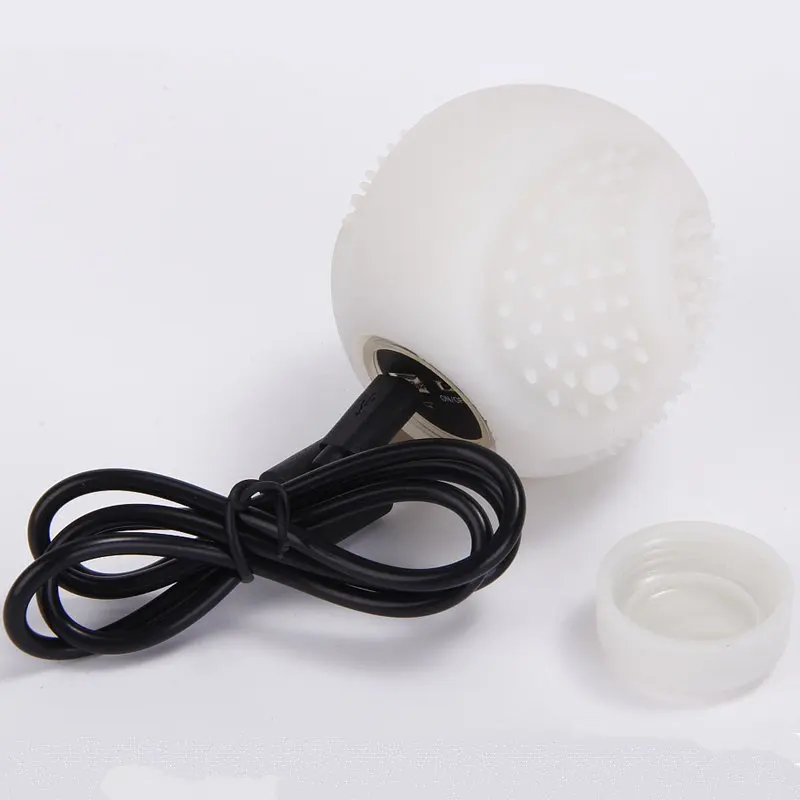 USB зарядка светодиодный жевательный шар для собаки цветной тренировочный мяч