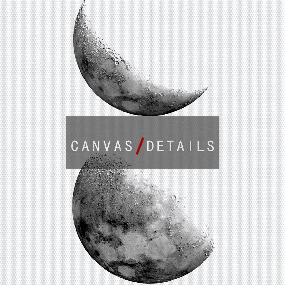 Супер Луна постер черно белая стена искусство природа холст картина фотография