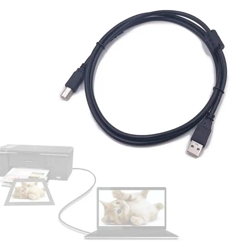 1 шт. USB 2 0 принтер высокоскоростной кабель к B со штыревыми соединителями на обоих