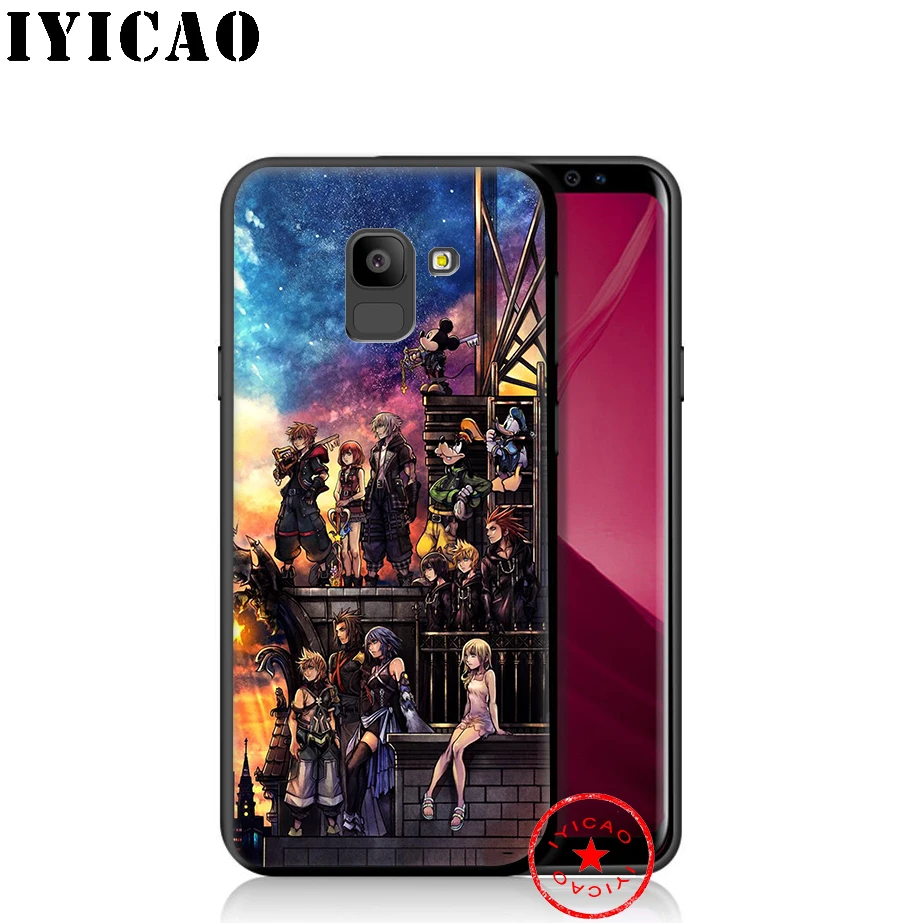 IYICAO по игре Kingdom Hearts Игры мягкий чехол для телефона samsung Galaxy A9 A8 A7 J6 A6 плюс 2018 A5 A3 2016