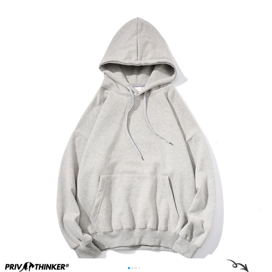 

Woman's Men Solid 12 Colors Korean Hooded Sweatshirts Female 2020 Cotton Thicken Warm Hoodies Lady Autumn Fashion Tops M-5XL