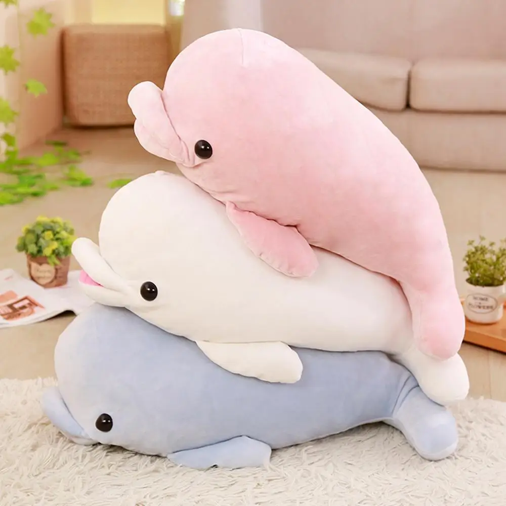 

Meng Meng Little Dolphin Plush Toy Super Soft Foam Particle Rag Doll Sleeping Pillow Girl Bed Doll Home Sofa Cushion Pillow