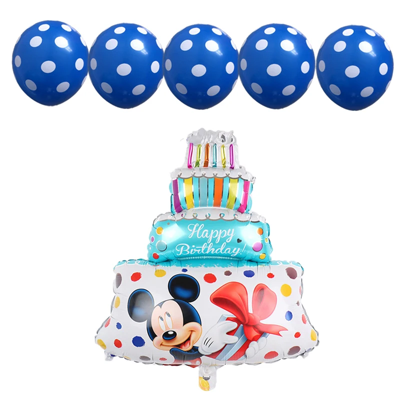1 комплект с Микки-Маусом машинкой Маккуин торт на день рождения для детей