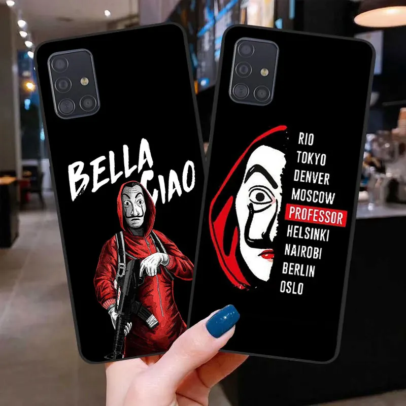 Испания ТВ деньги Heist дом бумага La мягкий чехол для Samsung Galaxy S20 плюс S6 S7 Eedg S8 S9 S10