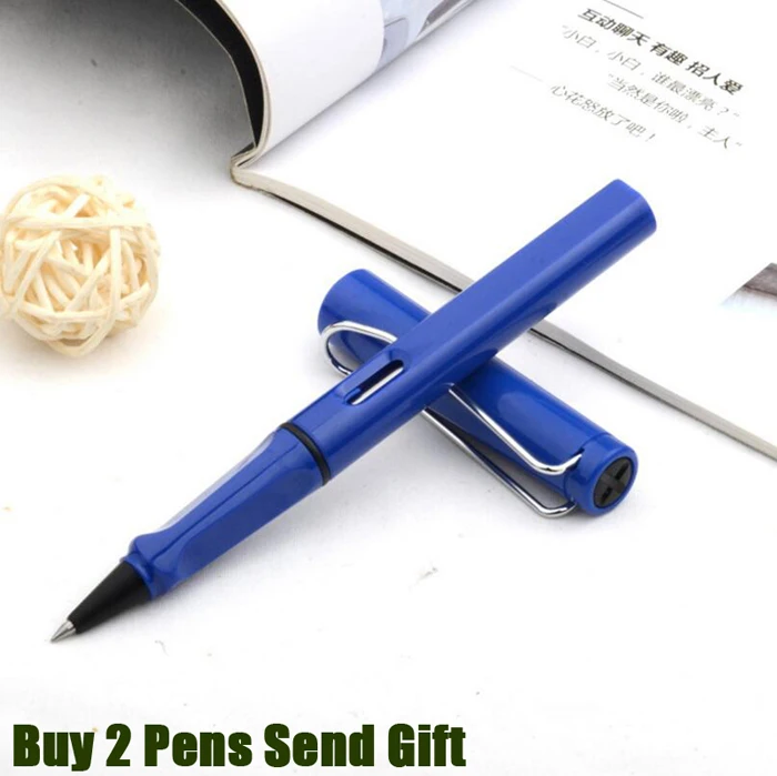 Roller Pen Blue Брендовая Шариковая ручка для бизнеса Safari, хорошее качество, шариковая ручка для студентов, купить 2 ручки, отправить подарок - Цвет: Roller Pen Blue
