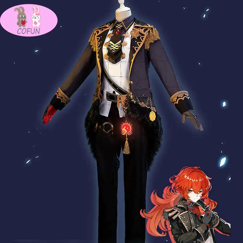 

Костюм для косплея аниме Genshin Impact Джи, Униформа, наряд для Хэллоуина для мужчин, новинка 2020