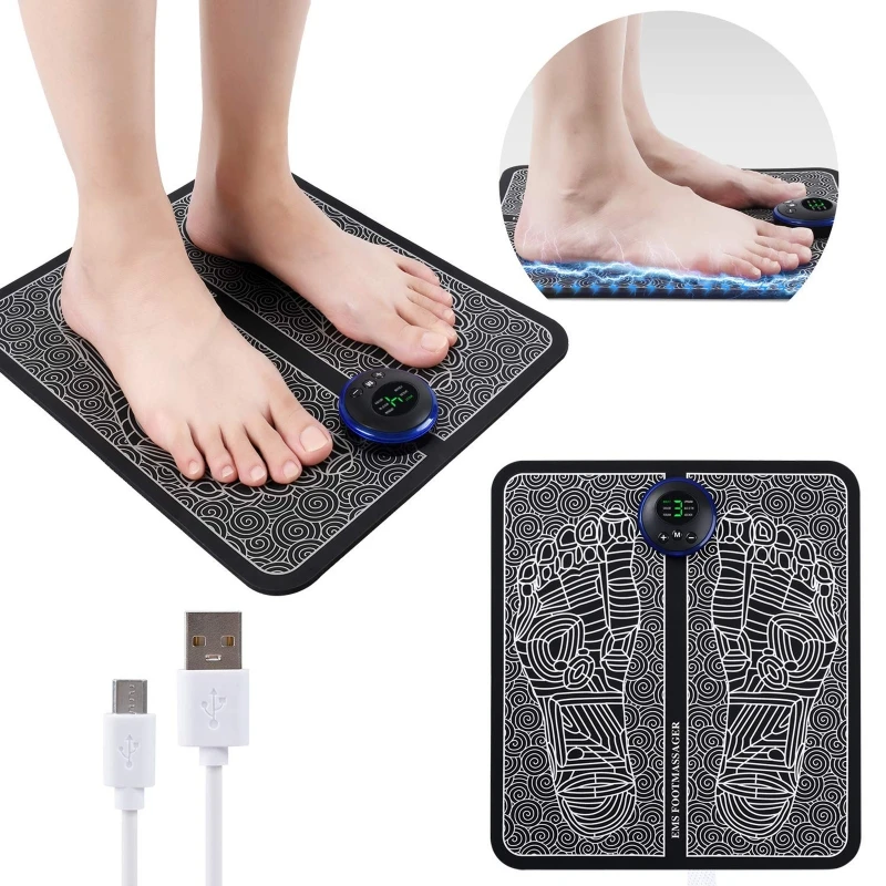 

EMS Foot Massage Electric Smart Pulse Acupuncture USB Charging Improve Blood Circulation Relieve Ache Pain Healthcare