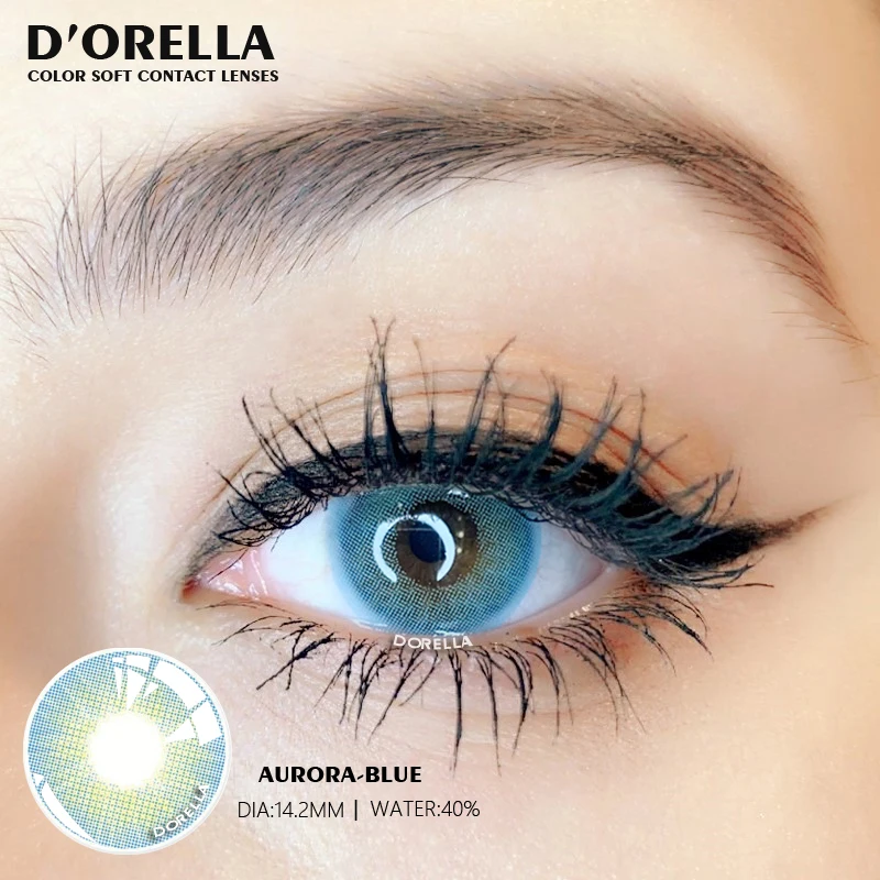 

D'ORELLA 1 Pair(2pcs) NEW ARRIVAL ROMA Series Coloured Contact Lenses for Eyes Cosmetic Contact Lens Eye Color